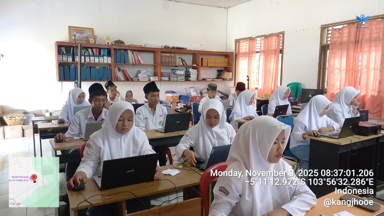 Pelaksanaan TKA di MA Al Falah Krui pada 2025